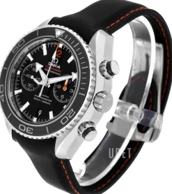 Seamaster Planet Ocean 600m Co-Axial Chronograph 45.5mm Svart/Gummi Ø45.5 mm