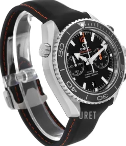 Seamaster Planet Ocean 600m Co-Axial Chronograph 45.5mm Svart/Gummi Ø45.5 mm