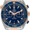 Seamaster Planet Ocean 600M Blå/18 karat roséguld Ø45.5 mm