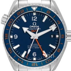 Seamaster Planet Ocean 600m Co-Axial GMT 43.5mm Blå/Stål Ø43.5 mm