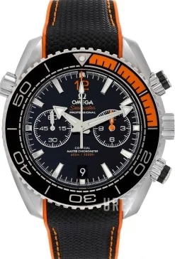 Seamaster Planet Ocean 600M Svart/Gummi Ø45.5 mm