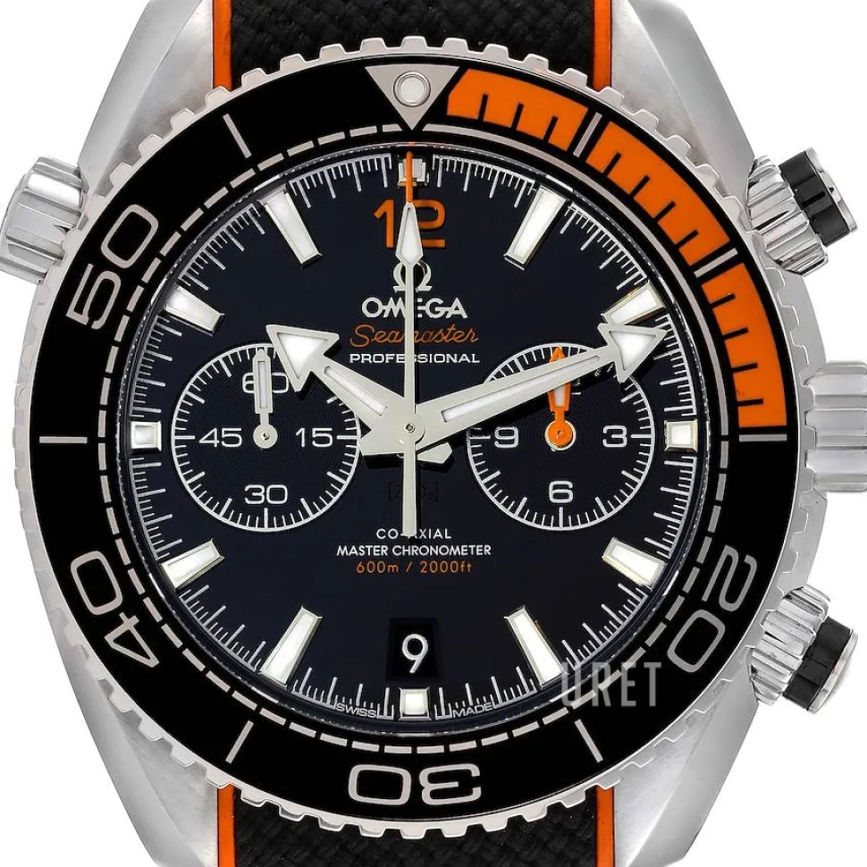 Seamaster Planet Ocean 600M Svart/Gummi Ø45.5 mm