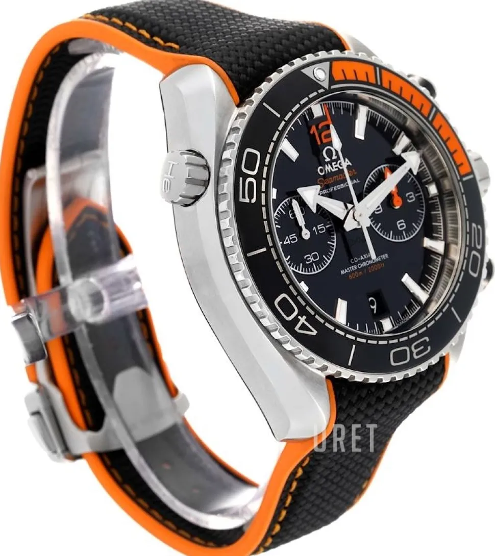 Seamaster Planet Ocean 600M Svart/Gummi Ø45.5 mm