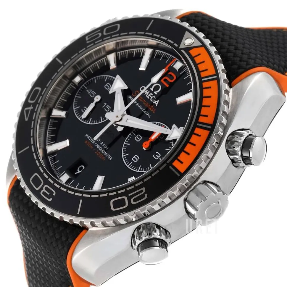 Seamaster Planet Ocean 600M Svart/Gummi Ø45.5 mm