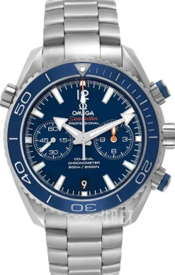 Seamaster Planet Ocean 600m Co-Axial Chronograph 45.5mm Blå/Titan Ø45.5 mm