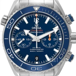 Seamaster Planet Ocean 600m Co-Axial Chronograph 45.5mm Blå/Titan Ø45.5 mm
