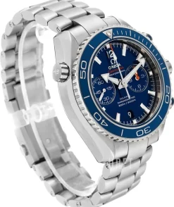 Seamaster Planet Ocean 600m Co-Axial Chronograph 45.5mm Blå/Titan Ø45.5 mm