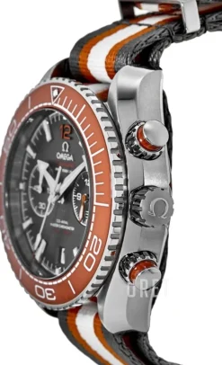 Seamaster Planet Ocean 600M Grå/Textil Ø45.5 mm