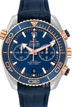 Seamaster Planet Ocean 600M Blå/Gummi Ø45.5 mm