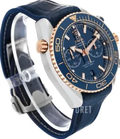 Seamaster Planet Ocean 600M Blå/Gummi Ø45.5 mm