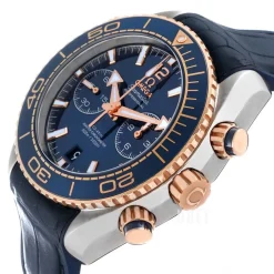 Seamaster Planet Ocean 600M Blå/Gummi Ø45.5 mm