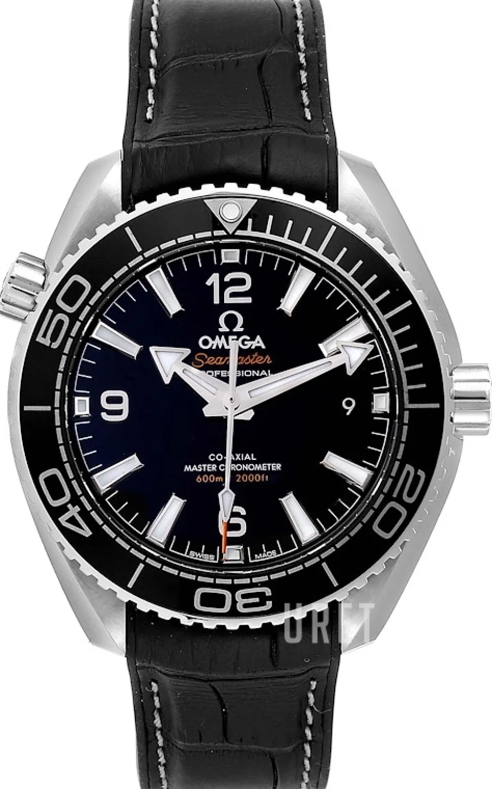 Seamaster Planet Ocean 600M Svart/Gummi Ø39.5 mm
