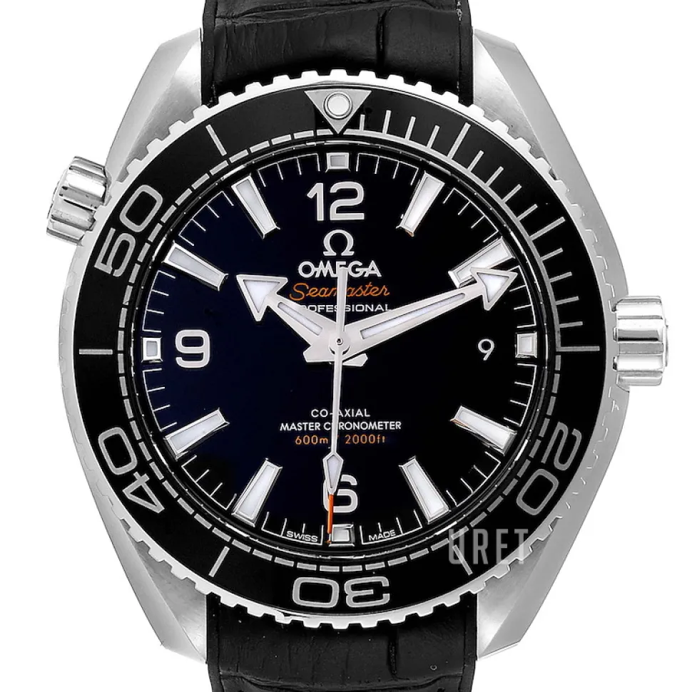 Seamaster Planet Ocean 600M Svart/Gummi Ø39.5 mm