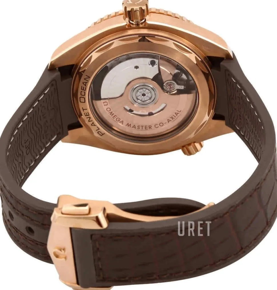Seamaster Planet Ocean 600M Brun/Gummi Ø39.5 mm