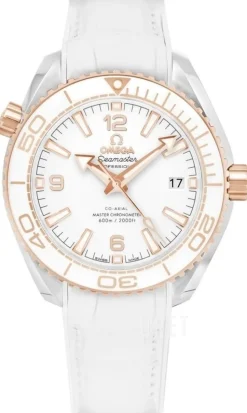 Seamaster Planet Ocean 600M Vit/Gummi Ø39.5 mm