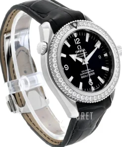 Seamaster Planet Ocean Svart/Läder Ø42 mm