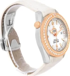 Seamaster Planet Ocean Vit/Läder Ø42 mm