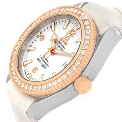 Seamaster Planet Ocean Vit/Läder Ø42 mm