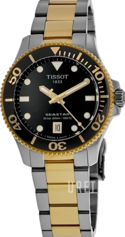 Seastar Svart/Gulguldtonat stål Ø36 mm