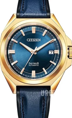 Series 8 Blå/Läder Ø40 mm