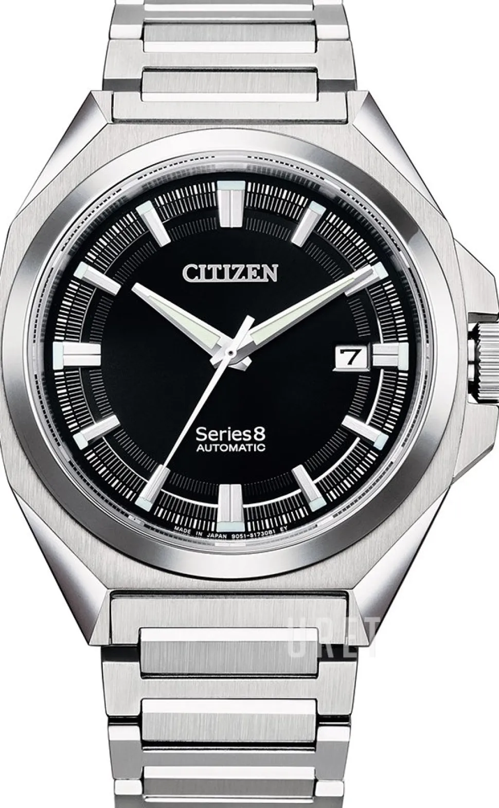 Series 8 Svart/Stål Ø40 mm