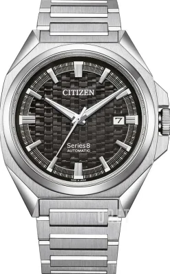 Series 8 Svart/Stål Ø40.1 mm