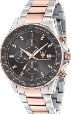 Sfida Svart/Roséguldstonat stål Ø44 mm