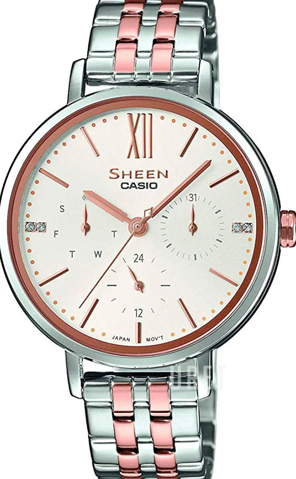 Sheen Vit/Roséguldstonat stål Ø37 mm