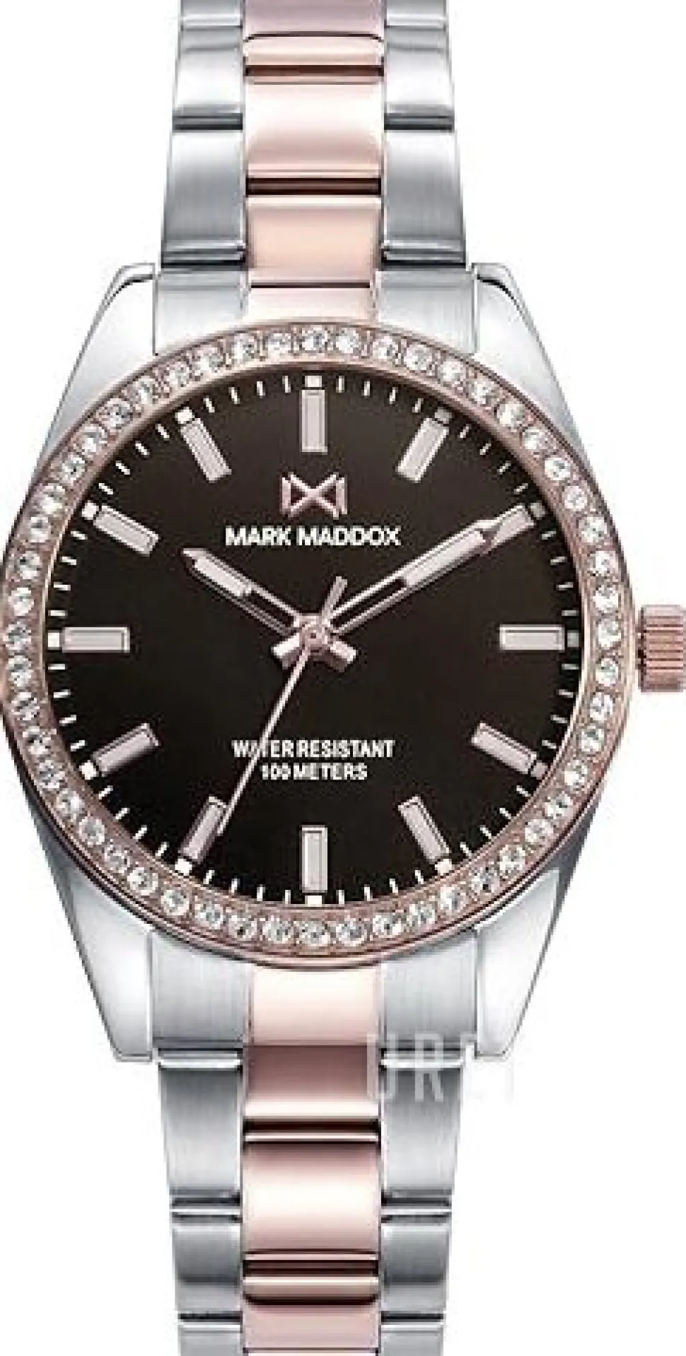 Shibuya Brun/Roséguldstonat stål Ø32.2 mm