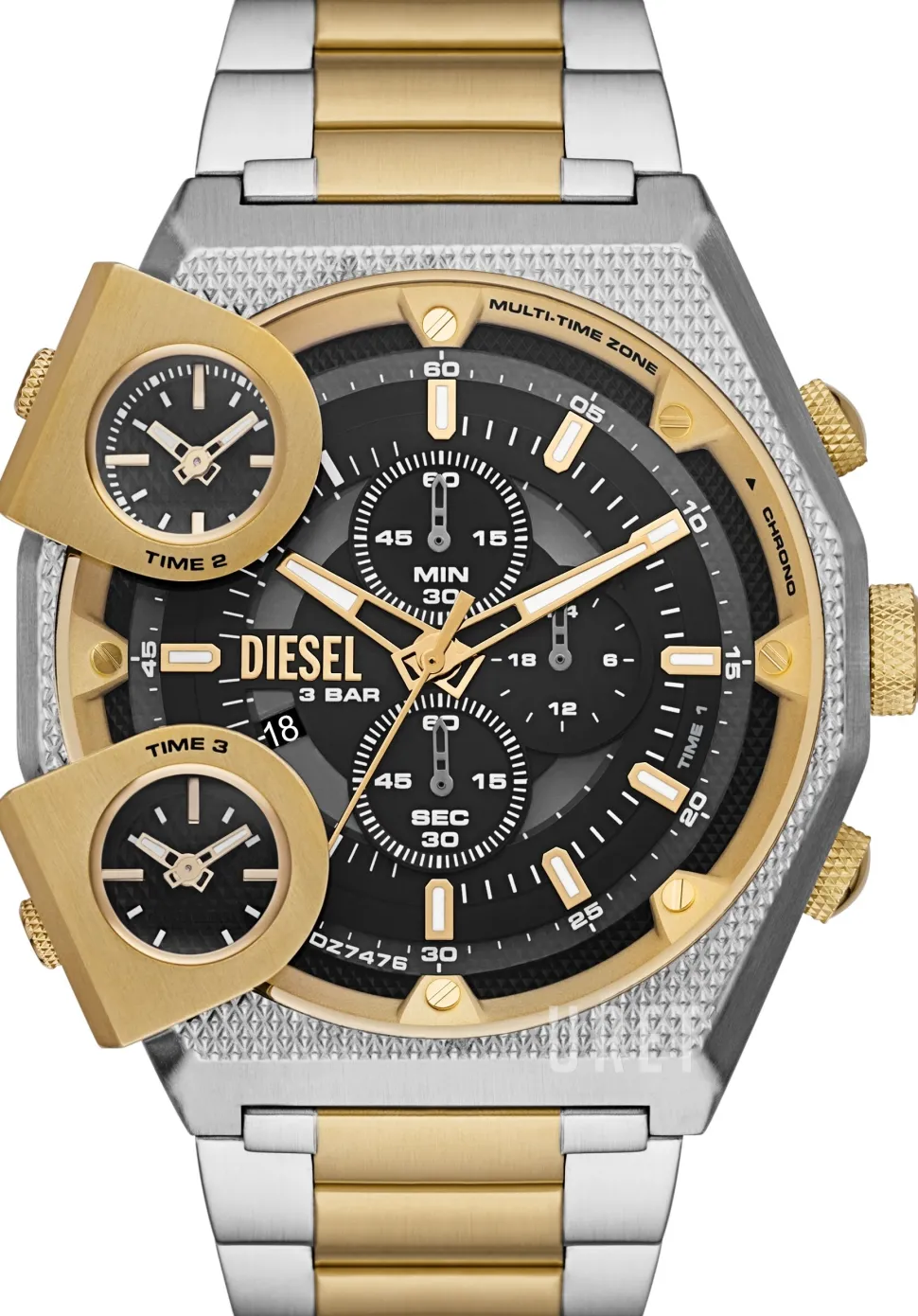 Sideshow Svart/Guldtonat stål Ø51 mm