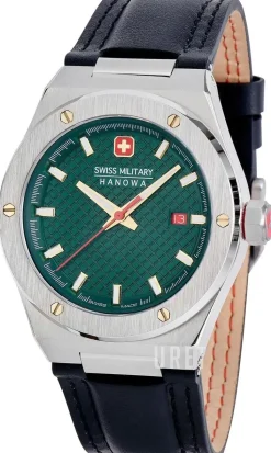 Sidewinder Grön/Läder Ø44 mm