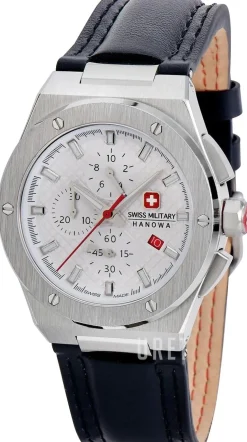 Sidewinder Vit/Läder Ø43 mm