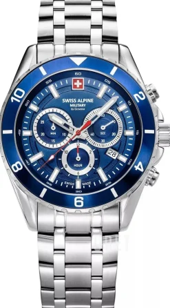 Sierra Blå/Stål Ø43 mm