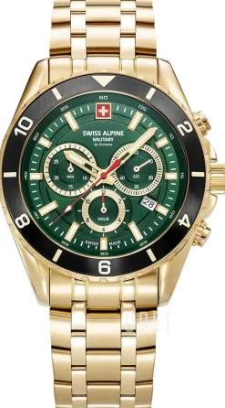 Sierra Grön/Gulguldtonat stål Ø43 mm