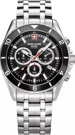 Sierra Svart/Stål Ø43 mm