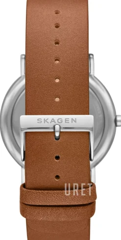 Signatur Grå/Läder Ø40 mm