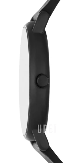 Signatur Svart/Läder Ø40 mm