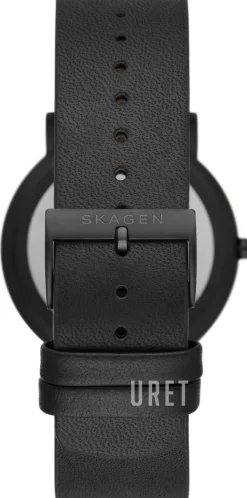 Signatur Svart/Läder Ø40 mm