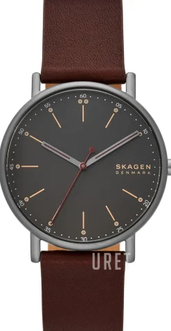 Signatur Svart/Läder Ø40 mm