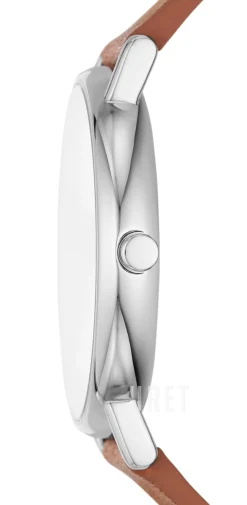 Signatur Vit/Läder Ø40 mm