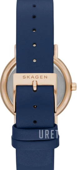 Signatur Vit/Läder Ø30 mm