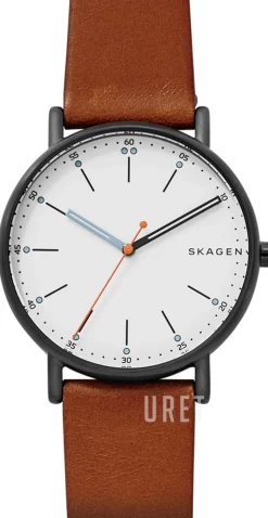 Signatur Vit/Läder Ø40 mm