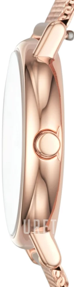 Signatur Vit/Roséguldstonat stål Ø30 mm