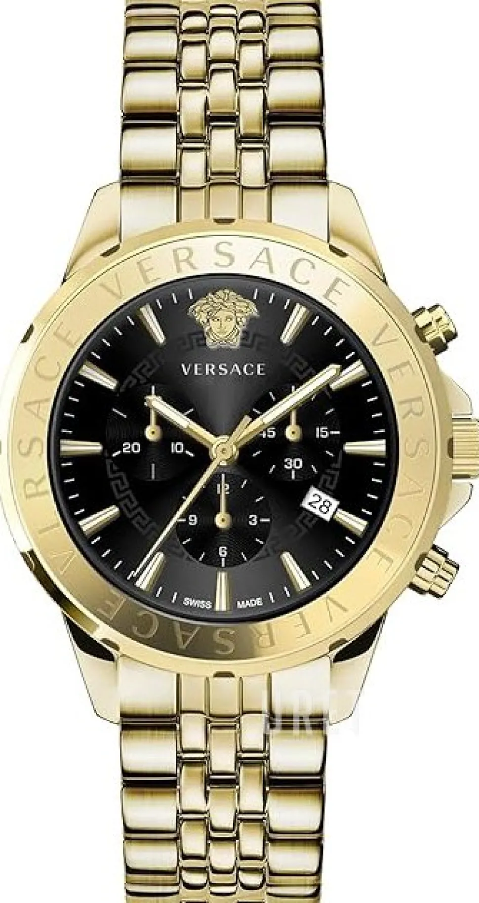 Signature Svart/Gulguldtonat stål Ø44 mm