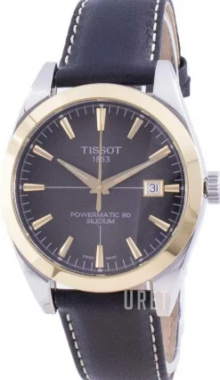 Silicium Svart/Läder Ø40 mm