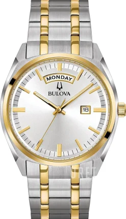 Silverfärgad/Gulguldtonat stål Ø39 mm