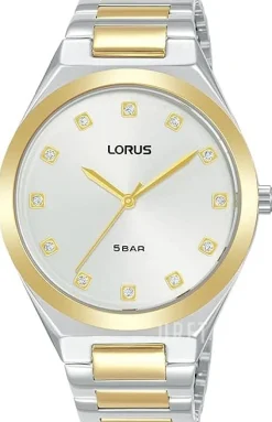 Silverfärgad/Gulguldtonat stål Ø36 mm