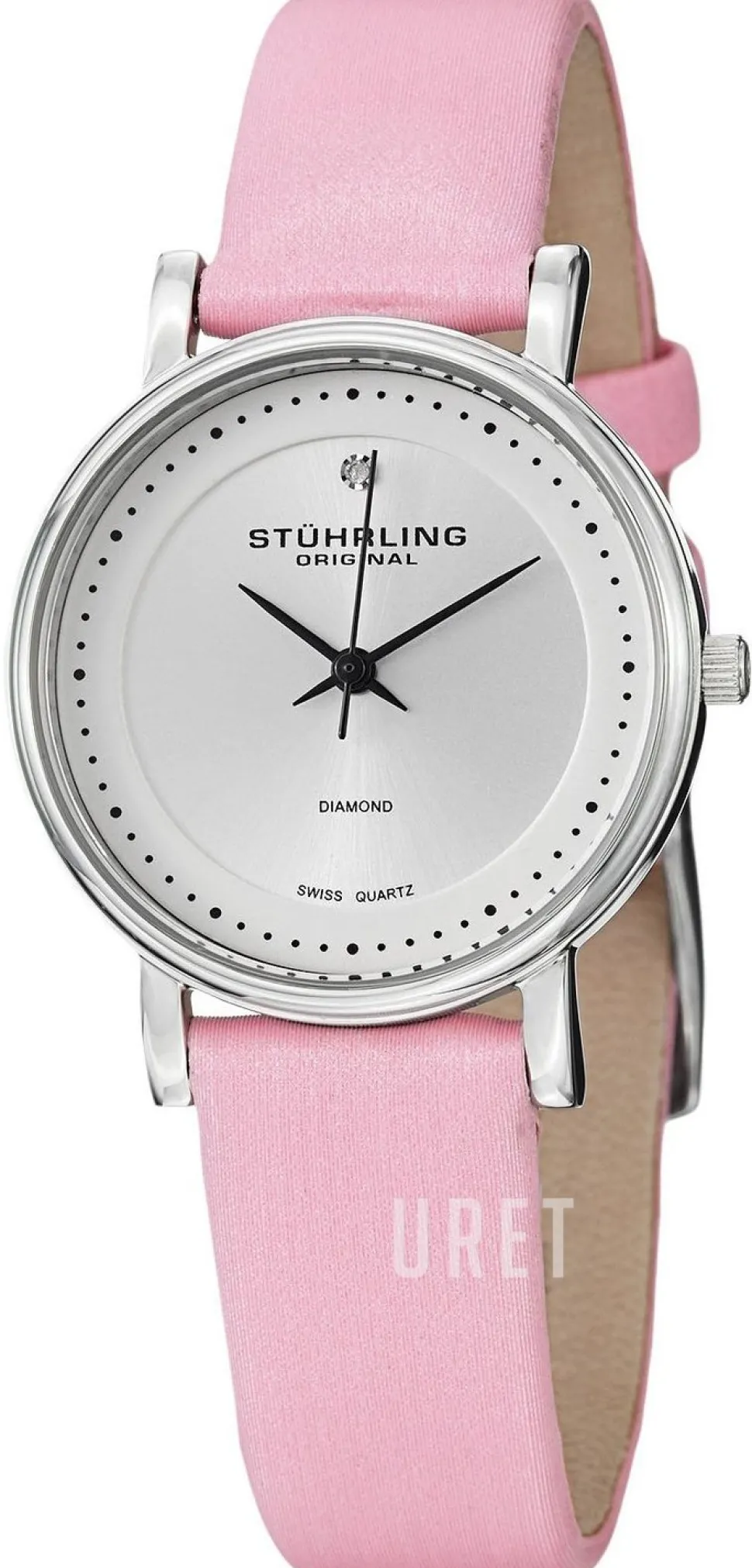 Silverfärgad/Läder Ø29 mm