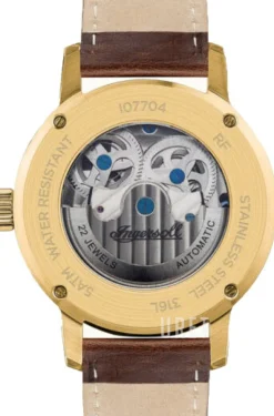 Silverfärgad/Läder Ø42 mm