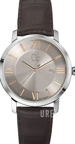 Silverfärgad/Läder Ø40 mm